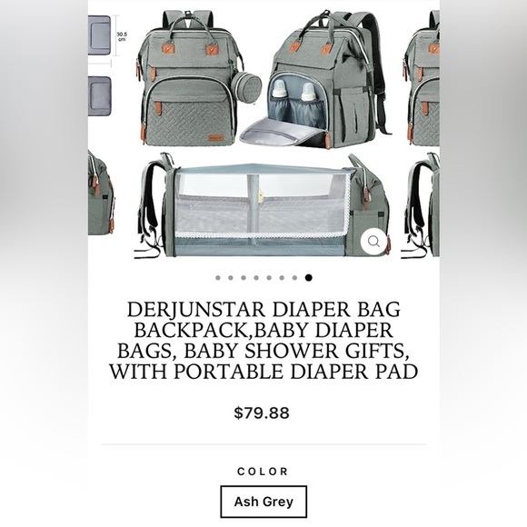 DERJUNSTAR MULTIFUNCTIONAL DIAPER BAG BACKPACK(AUTHENTIC) - Picture 8 of 8